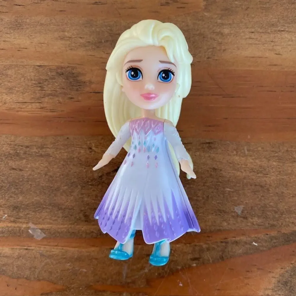 Disney Frozen Mini Posable Doll Figure Lot Of 9 Anna Kristoff Elsa 3